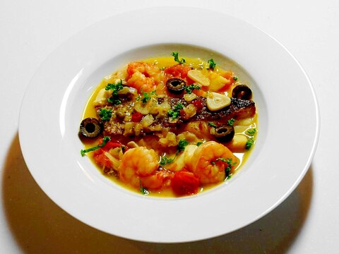 意外に簡単に出来る!タラのアクアパッツア